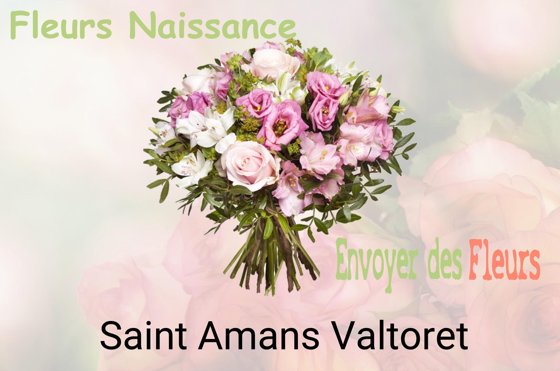 Bouquet de fleurs de naissance livré à Saint-Amans-Valtoret